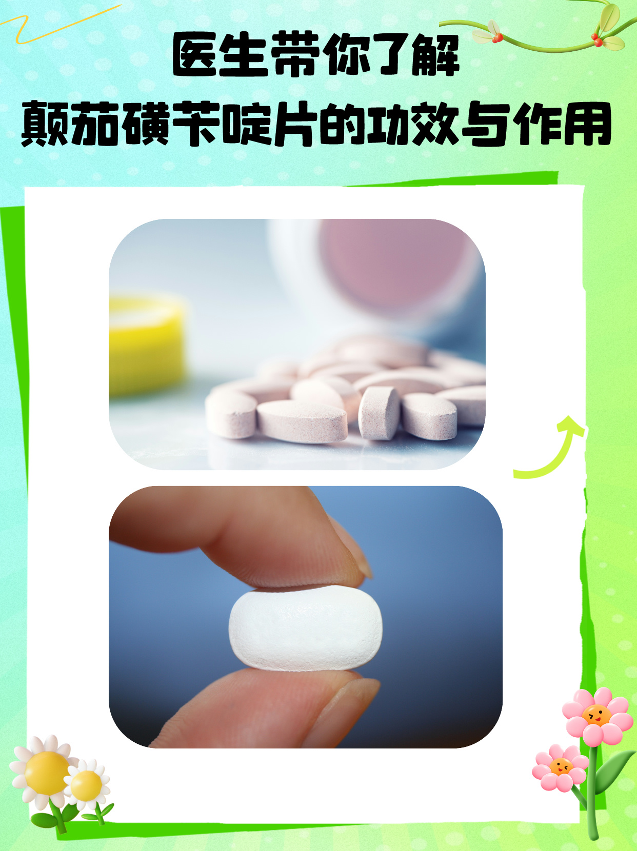 颠茄磺苄啶片的功效与作用