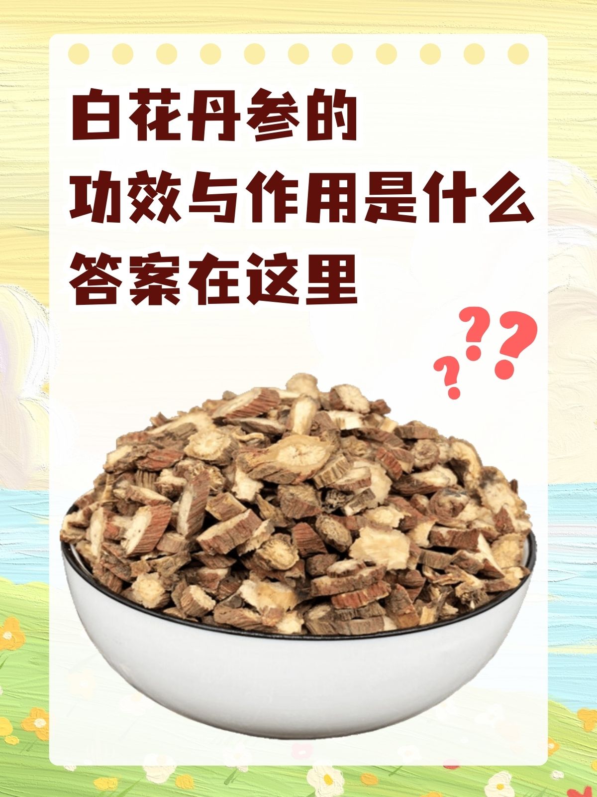 白花丹参颗粒图片