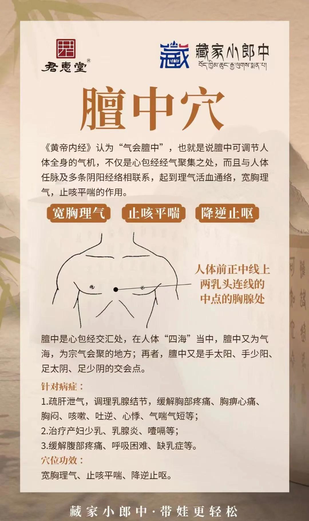 穴位科普：膻中穴详解