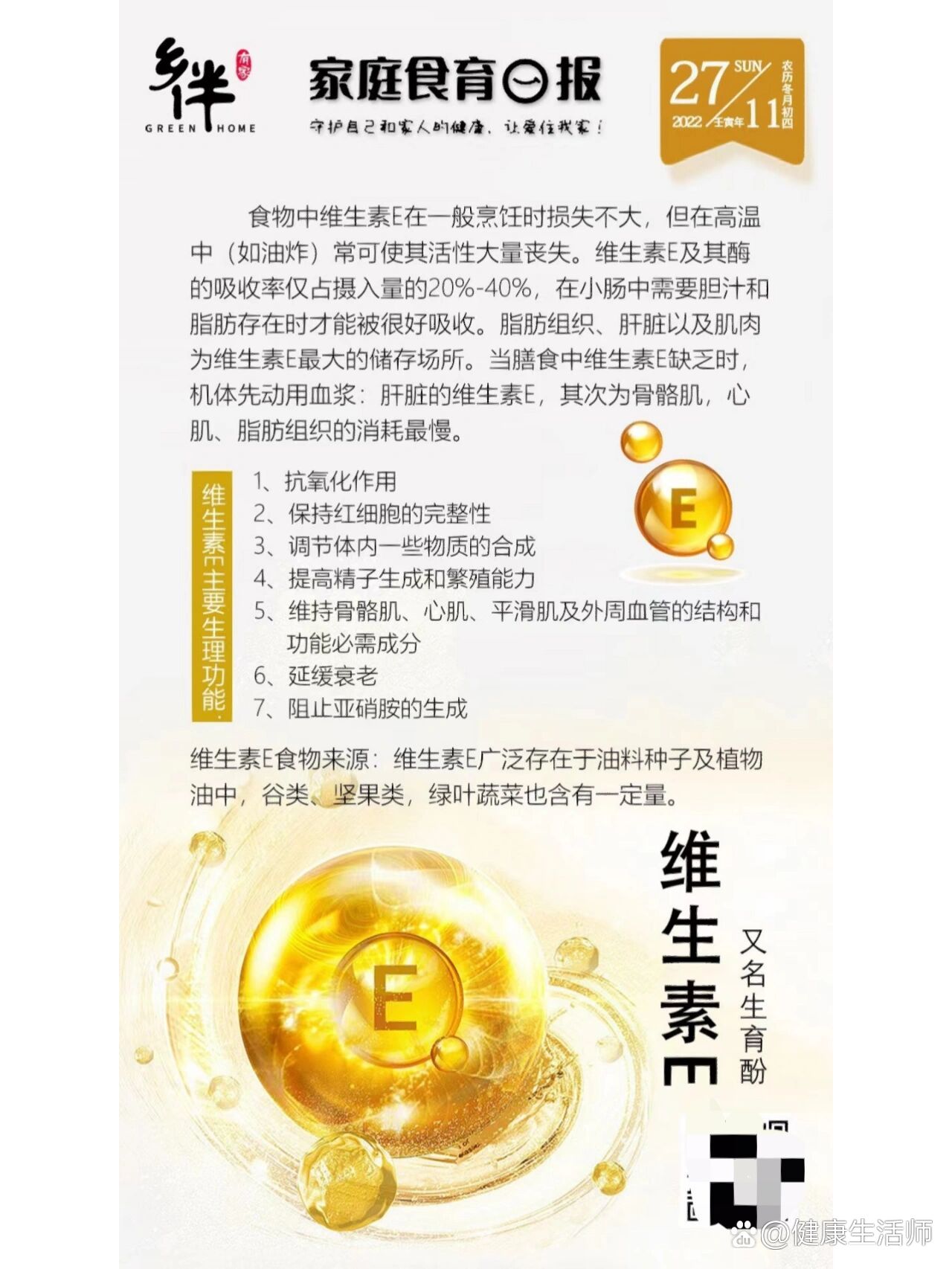 维生素E的作用图片