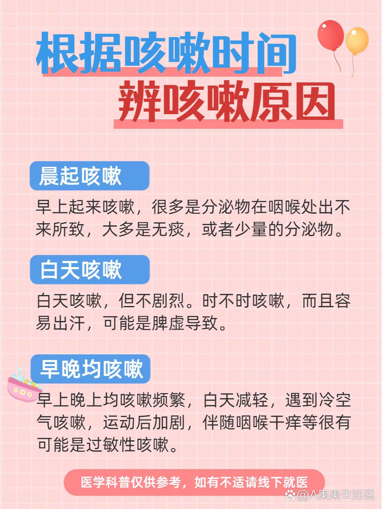 咳嗽时间居然能看出咳嗽原因?