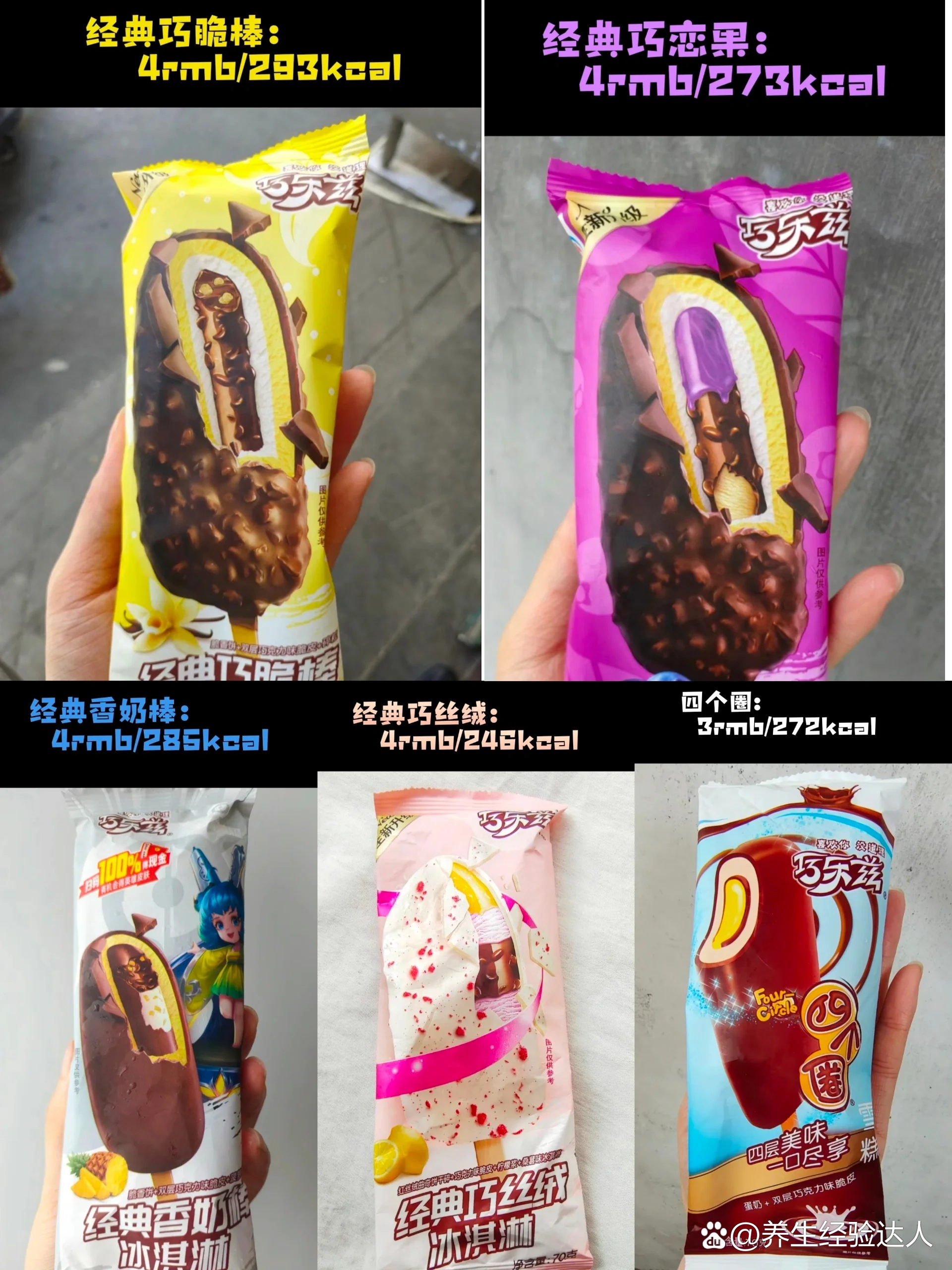 巧乐兹经典款热量