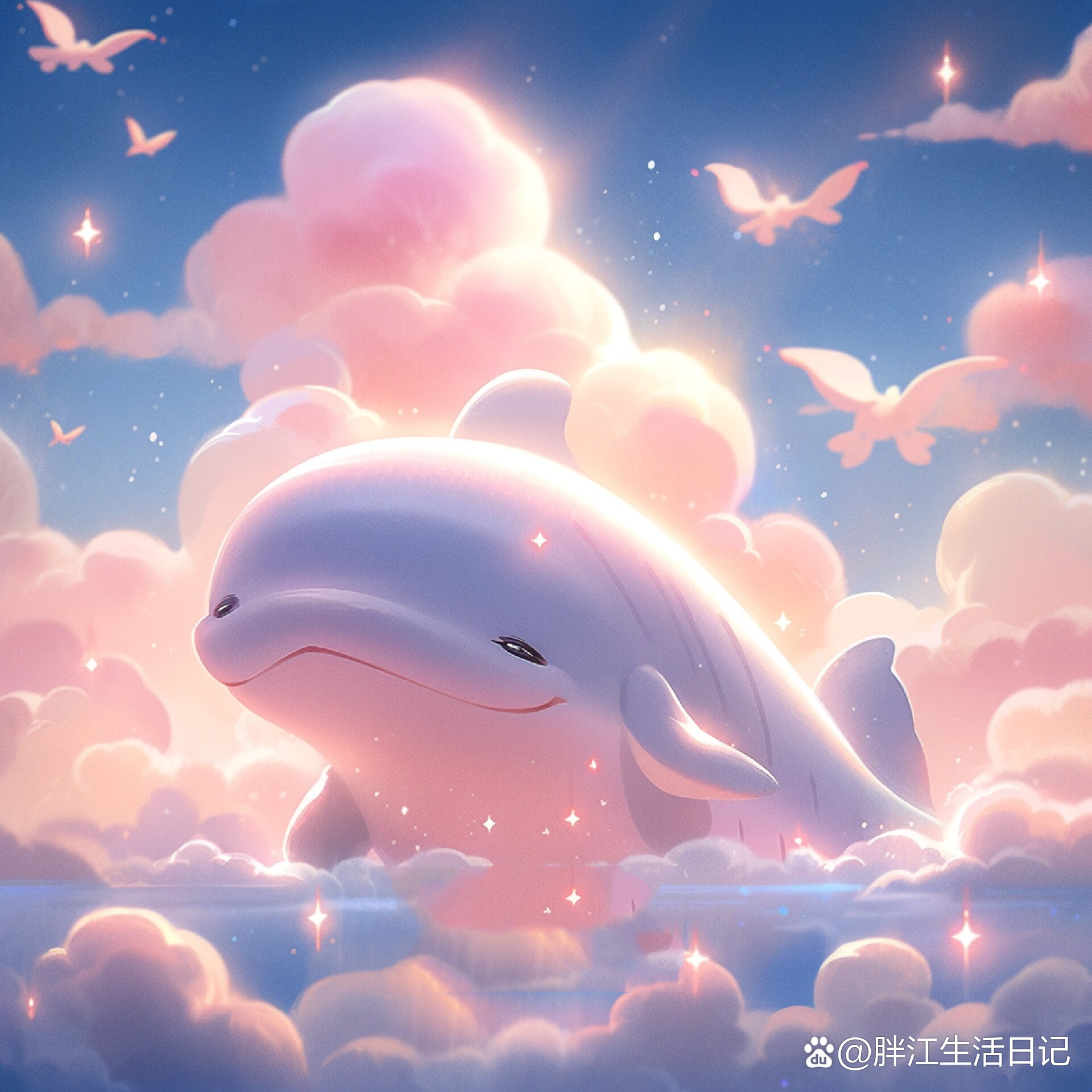  p>【右滑进化】仙梦幻鲸 br>颜色:仙梦幻鲸是一只绝美的粉色鲸鱼神兽