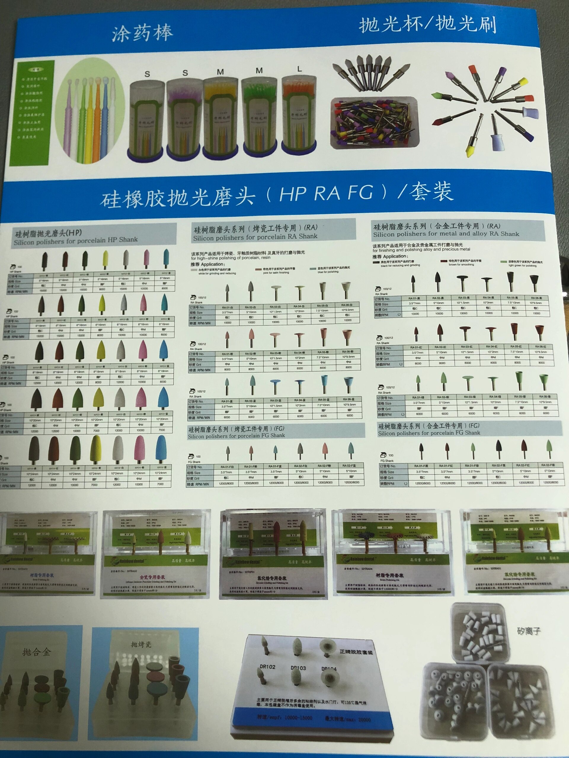 口腔车针,车针型号科普!