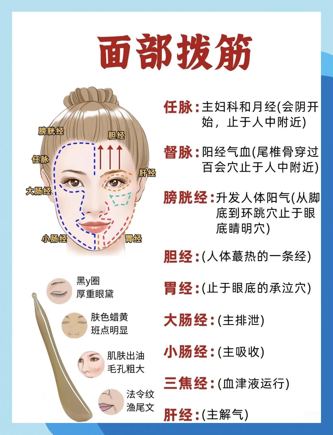 面部拨筋的神奇效果，让你拥有水嫩肌肤
