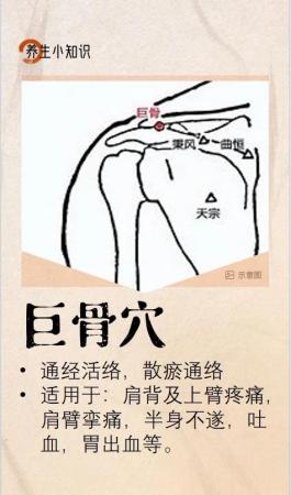 巨骨穴：缓解肩背疼痛的神奇穴位