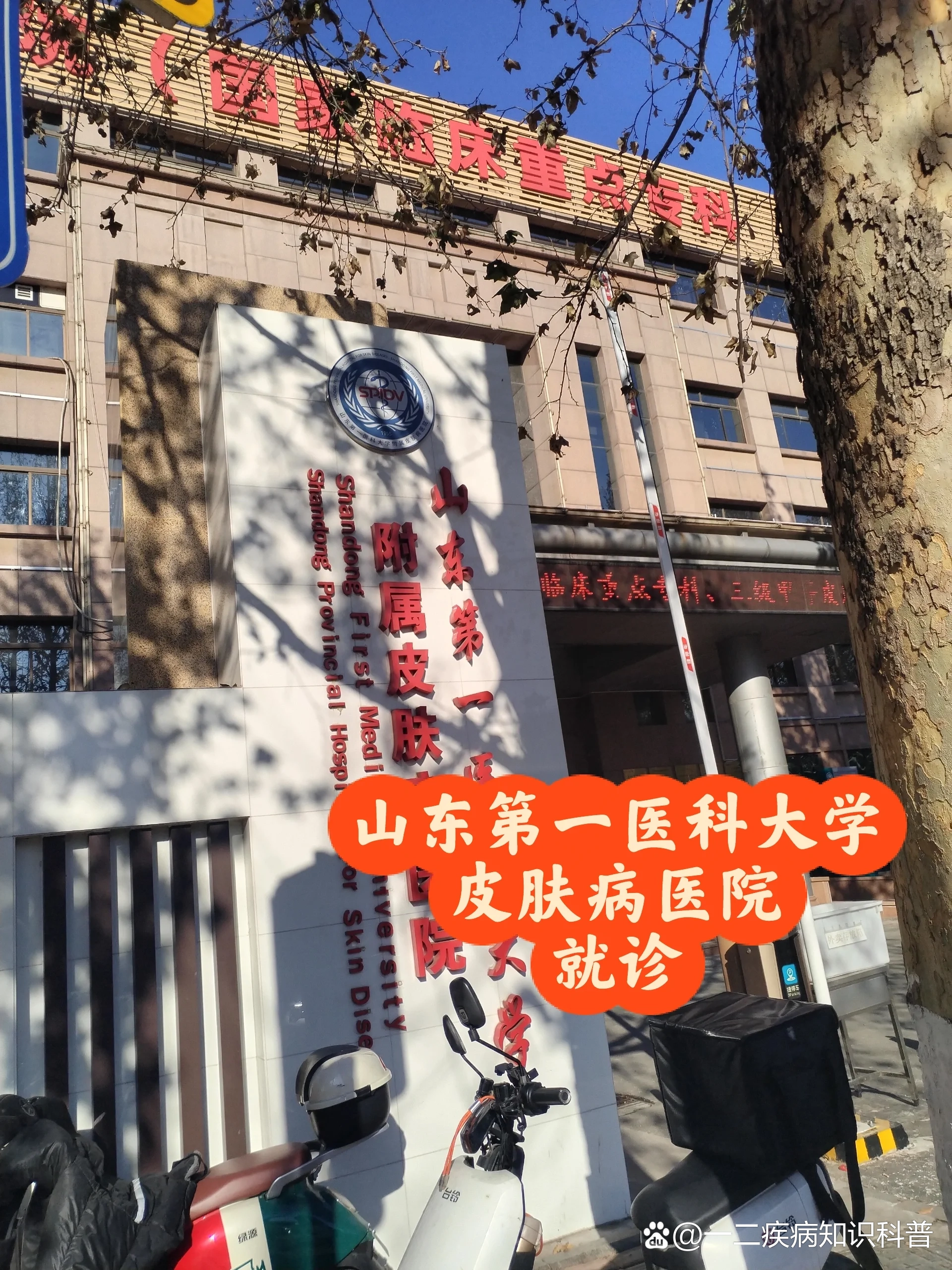 如果来山东第一医科大学皮肤病医院