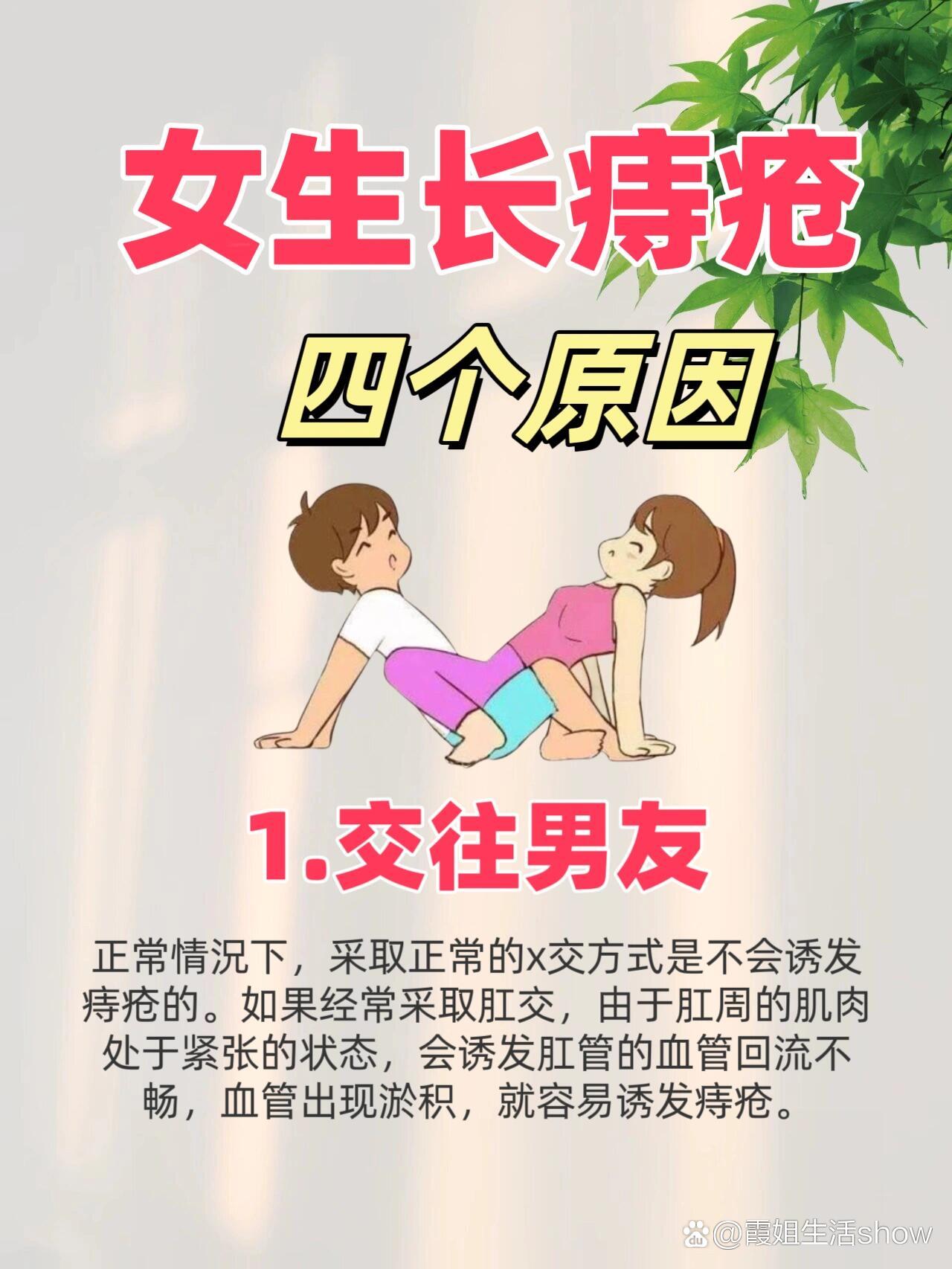 女生长痔疮早期表现图片