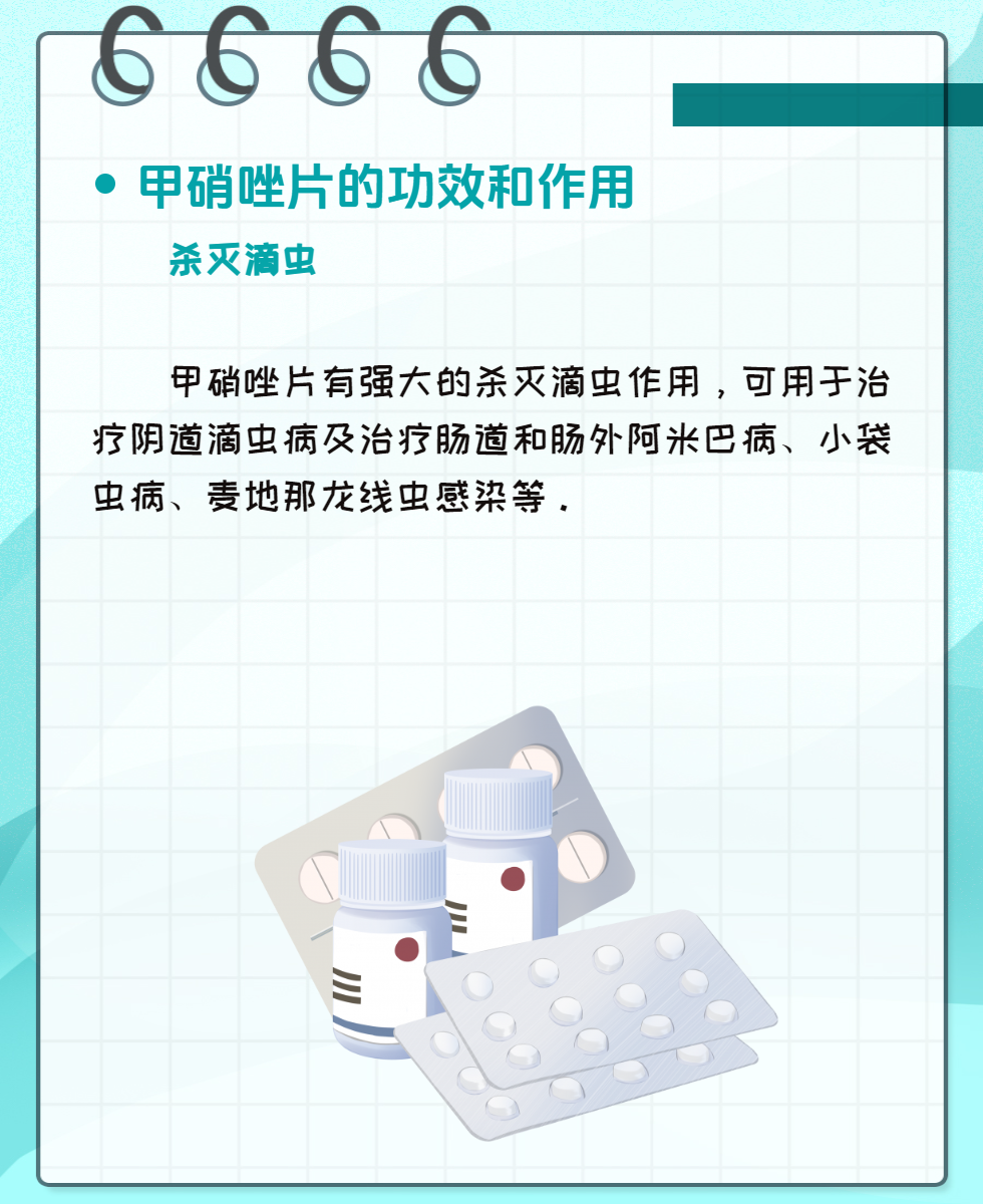 甲硝唑片,有什么作用?