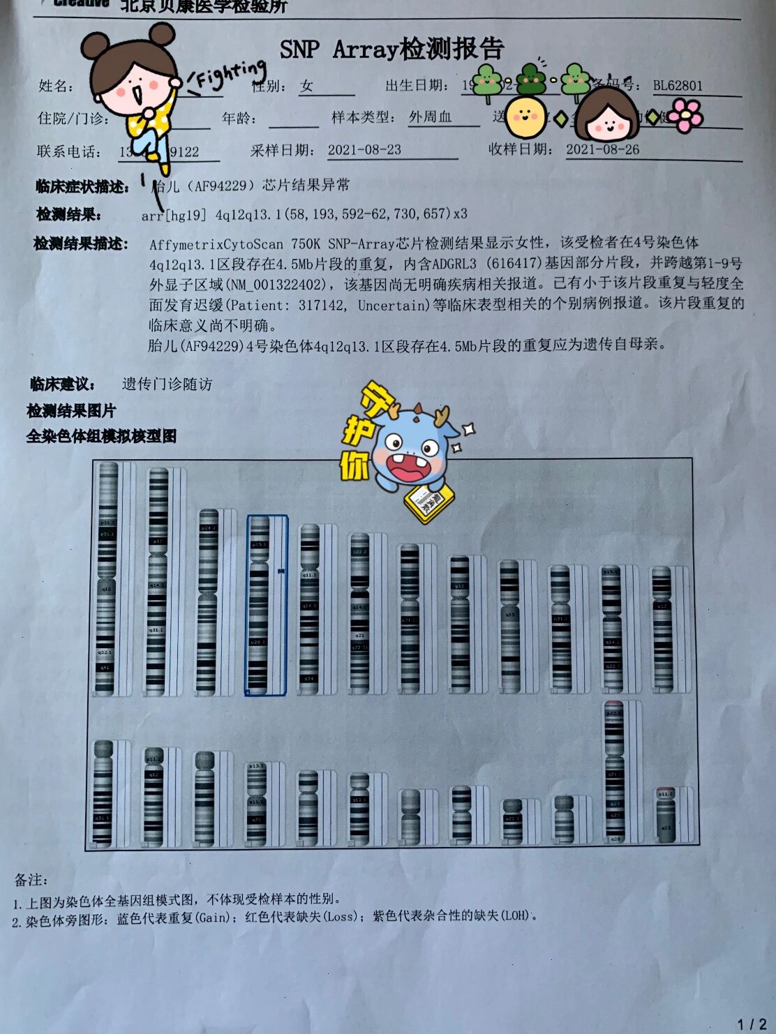 原来宝宝的染色体重复是遗传我的06