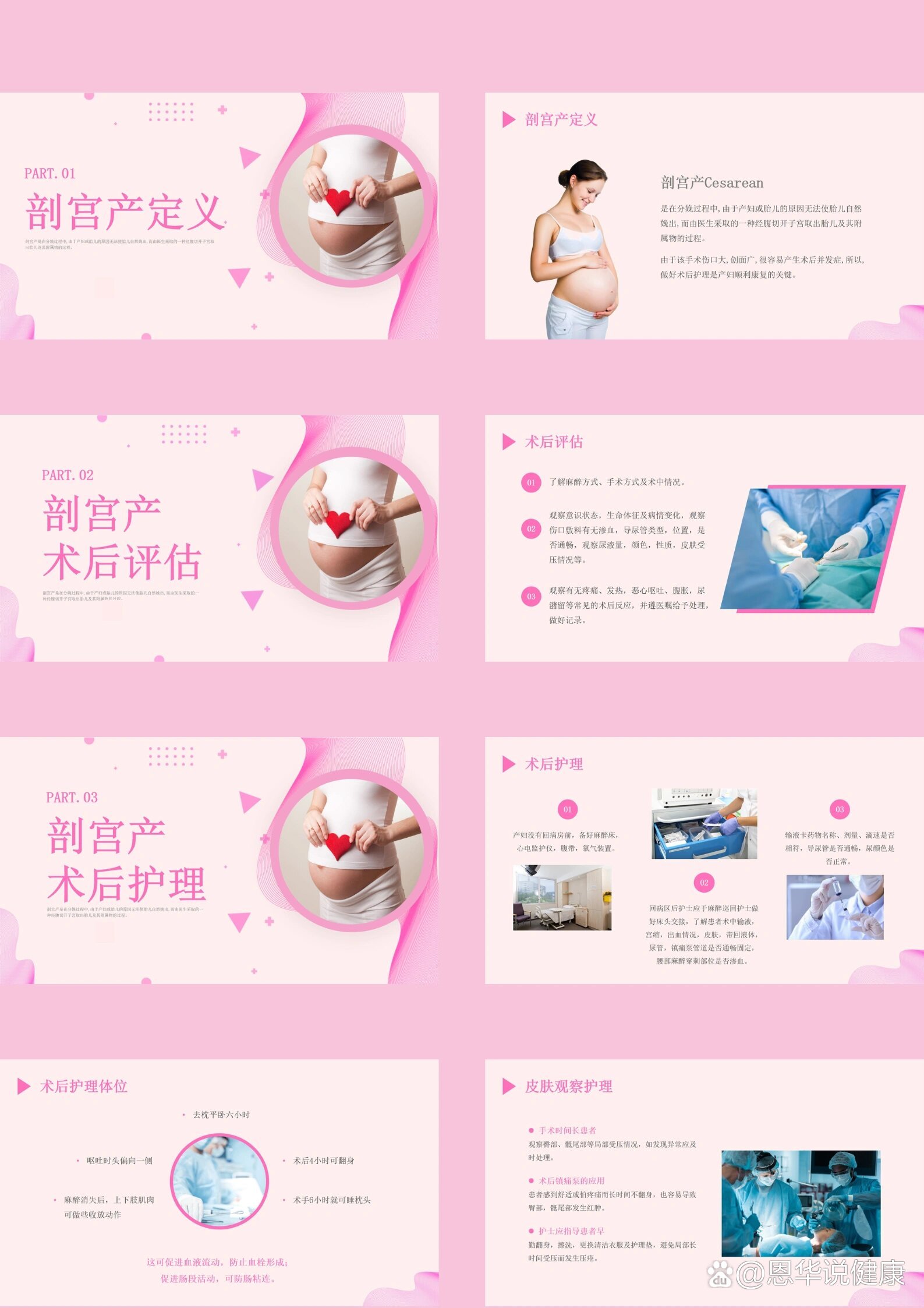 剖宫产术后护理常规ppt