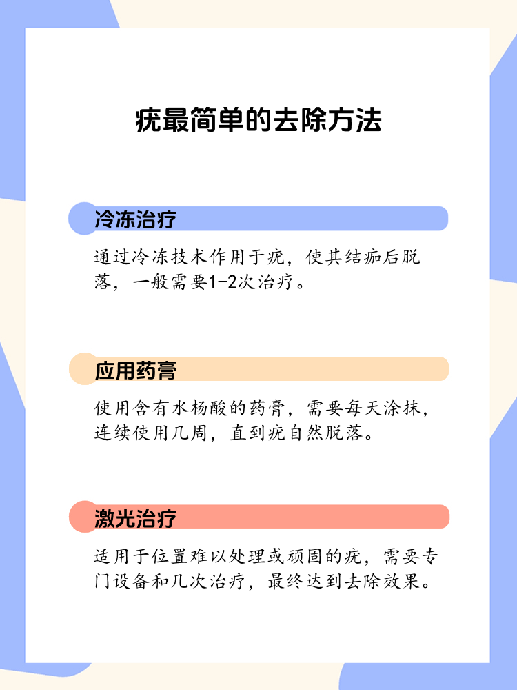 简单有效的疣去除秘诀99