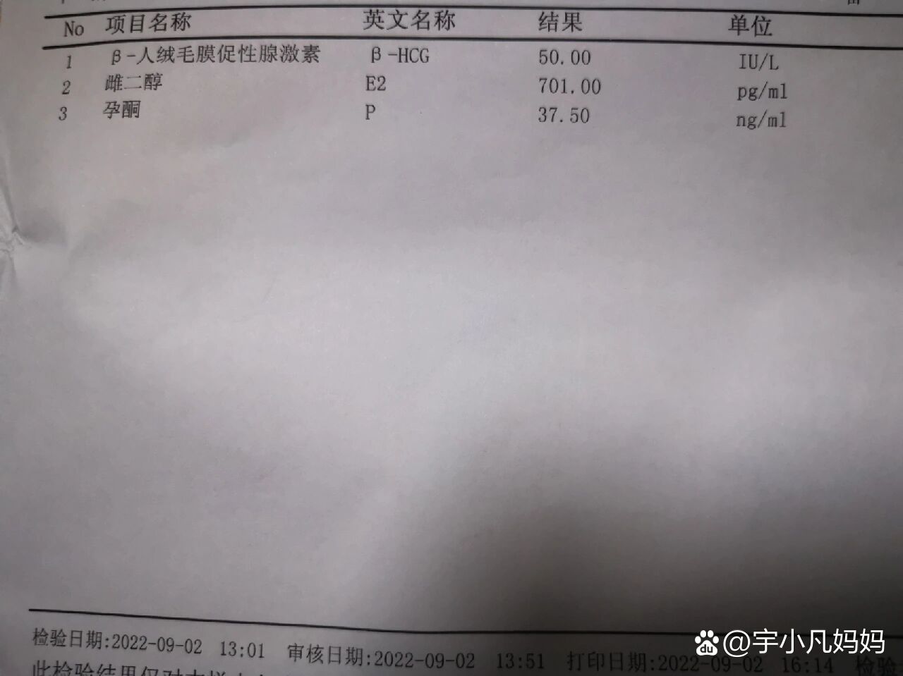 确认了怀孕,但是医生说hcg太低有可能生化