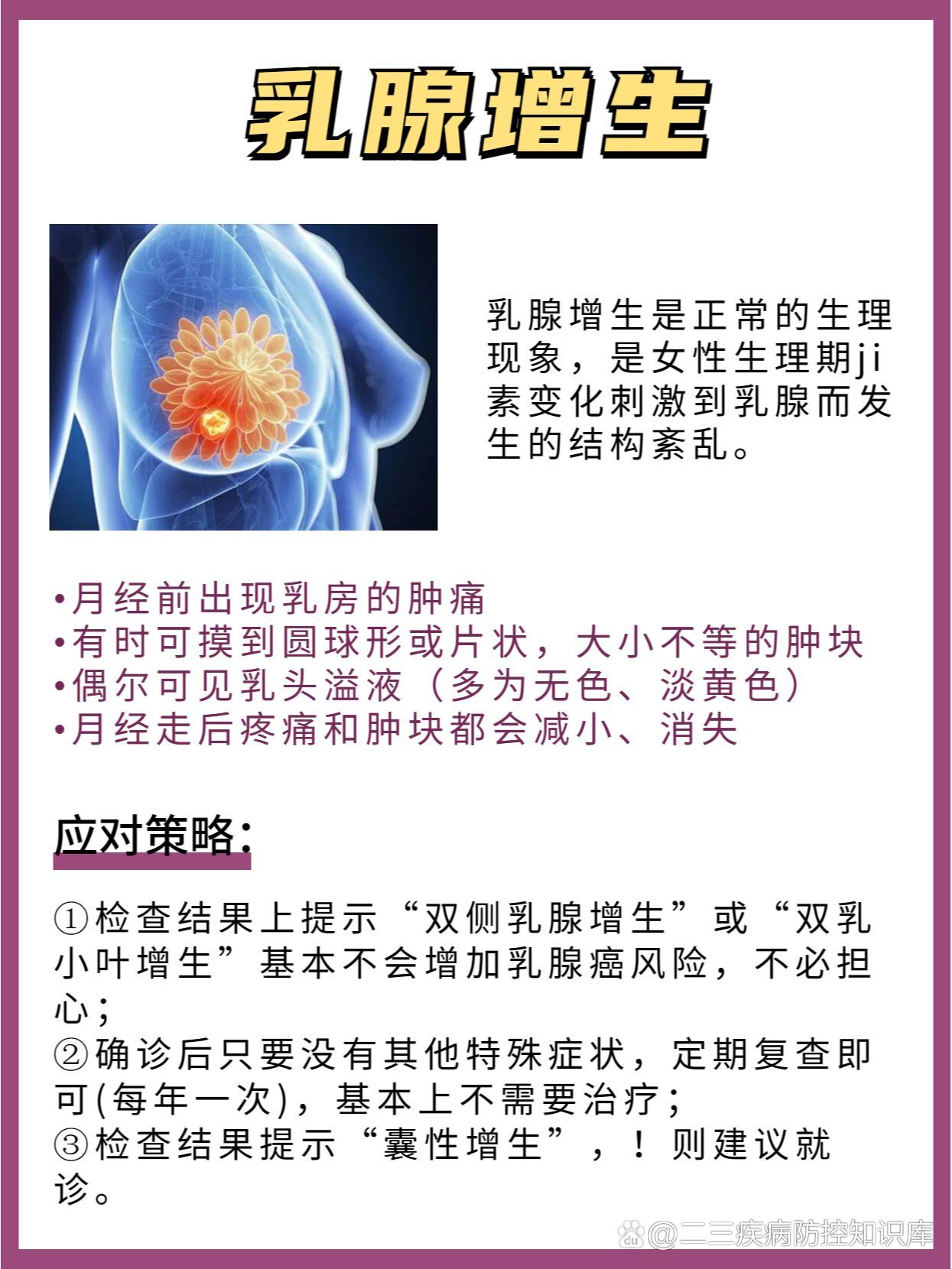 乳腺增生的危害图片