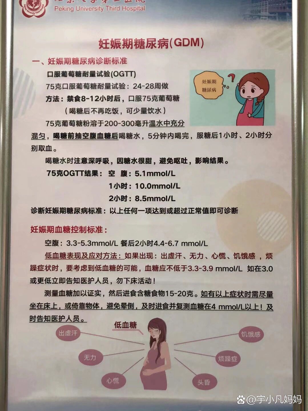 妊娠期糖尿病如何诊断❓有何危害❓
