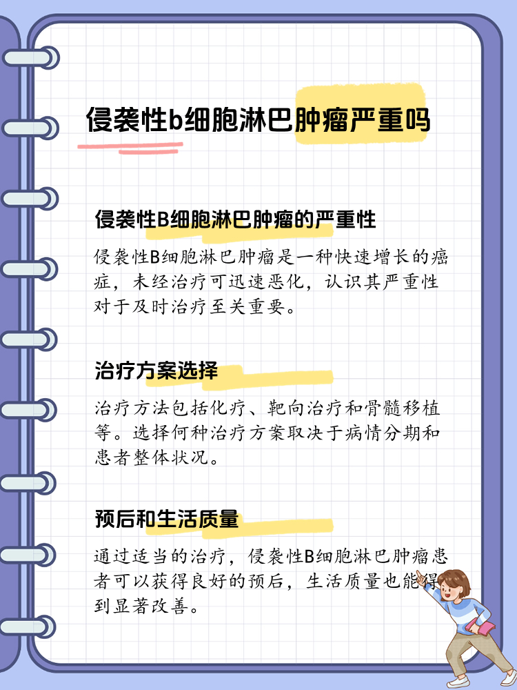 侵袭性b细胞淋巴肿瘤:严重性及治疗方案