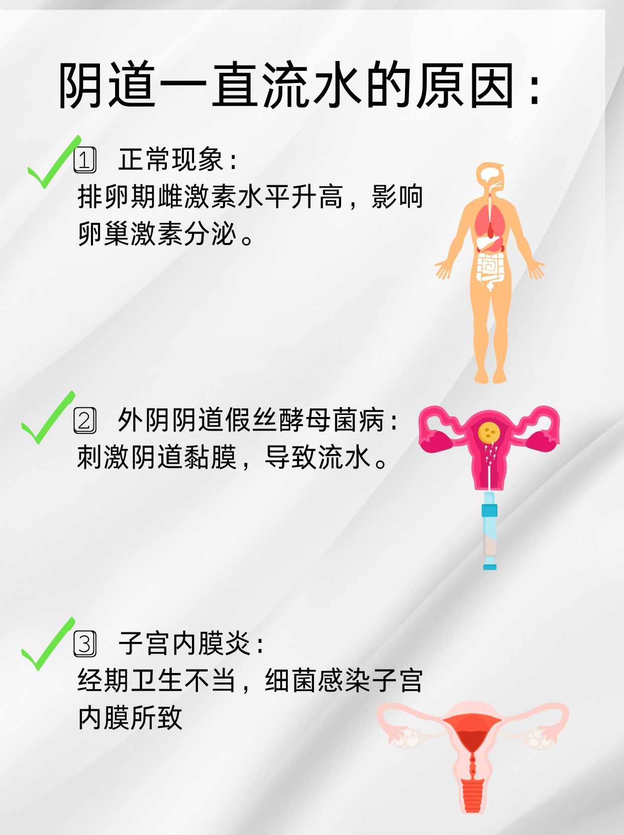 阴道流水？别慌！揭秘这些可能的原因！