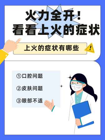 火力全开!看看上火的这些症状表现