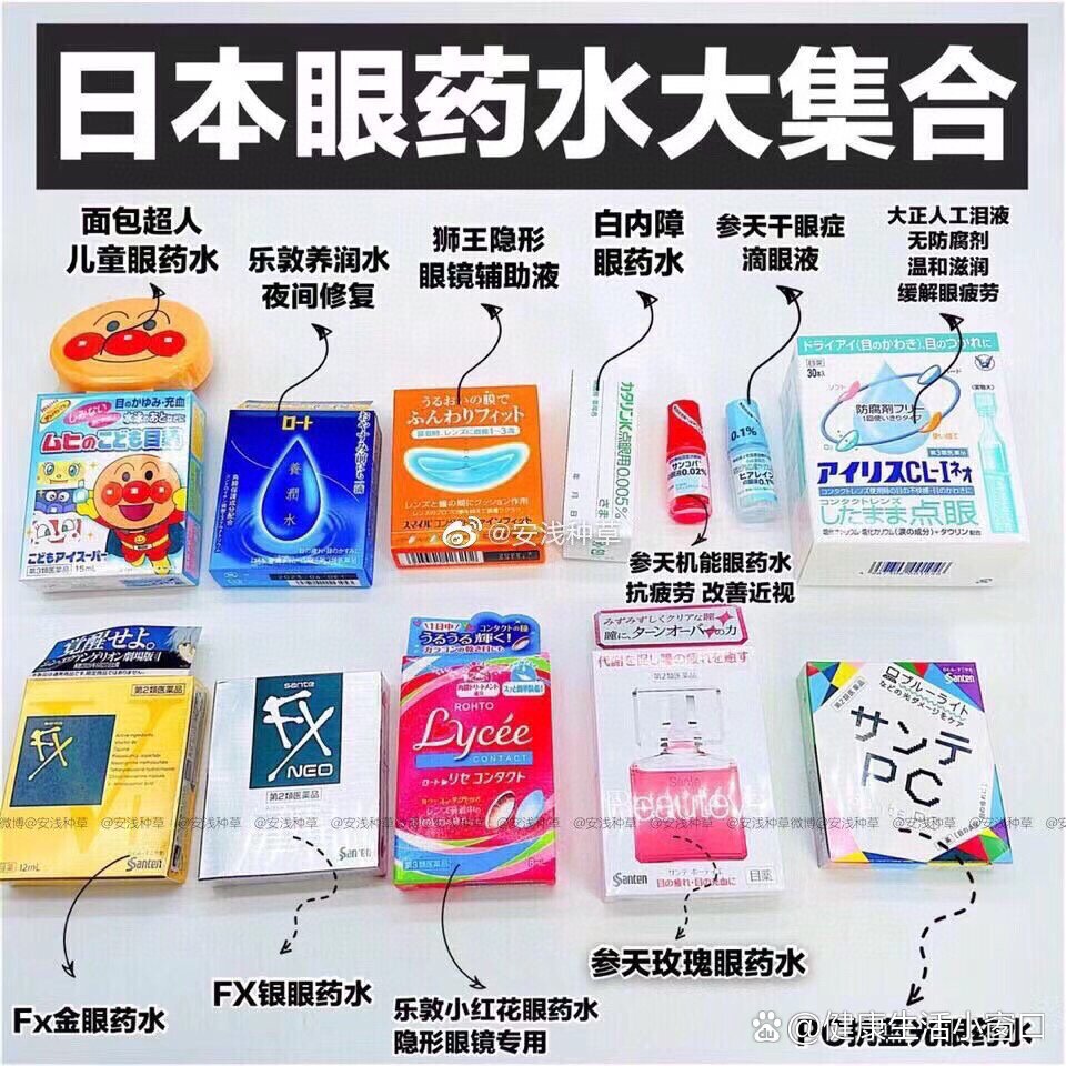 日本眼药水大集合