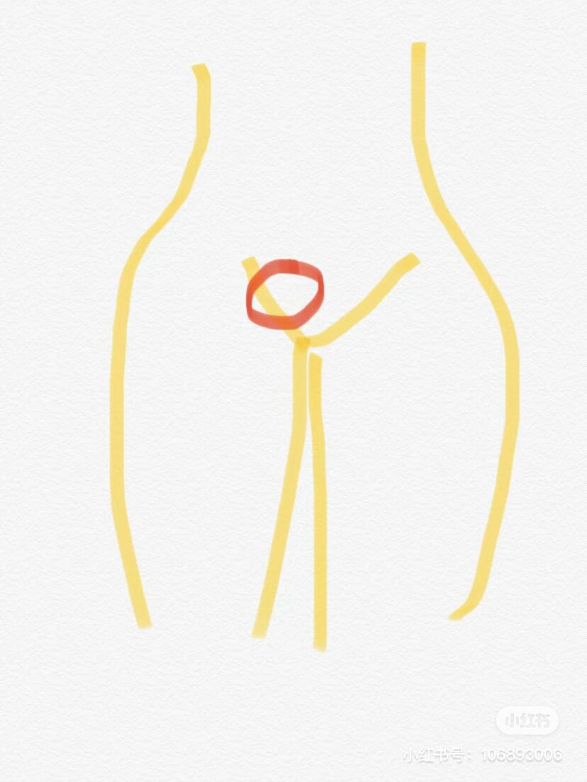 三角区右下腹疼