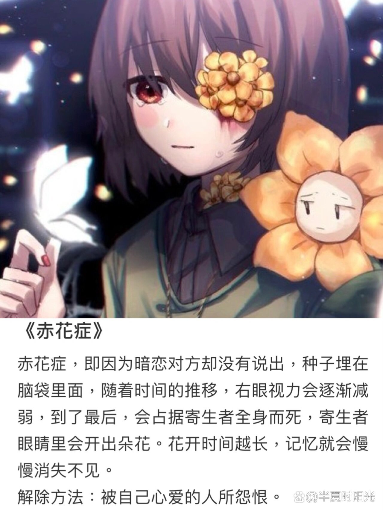 p四大疾病br赤花症 吐花/花吐症 水晶症 化蝶症br感謝chara來
