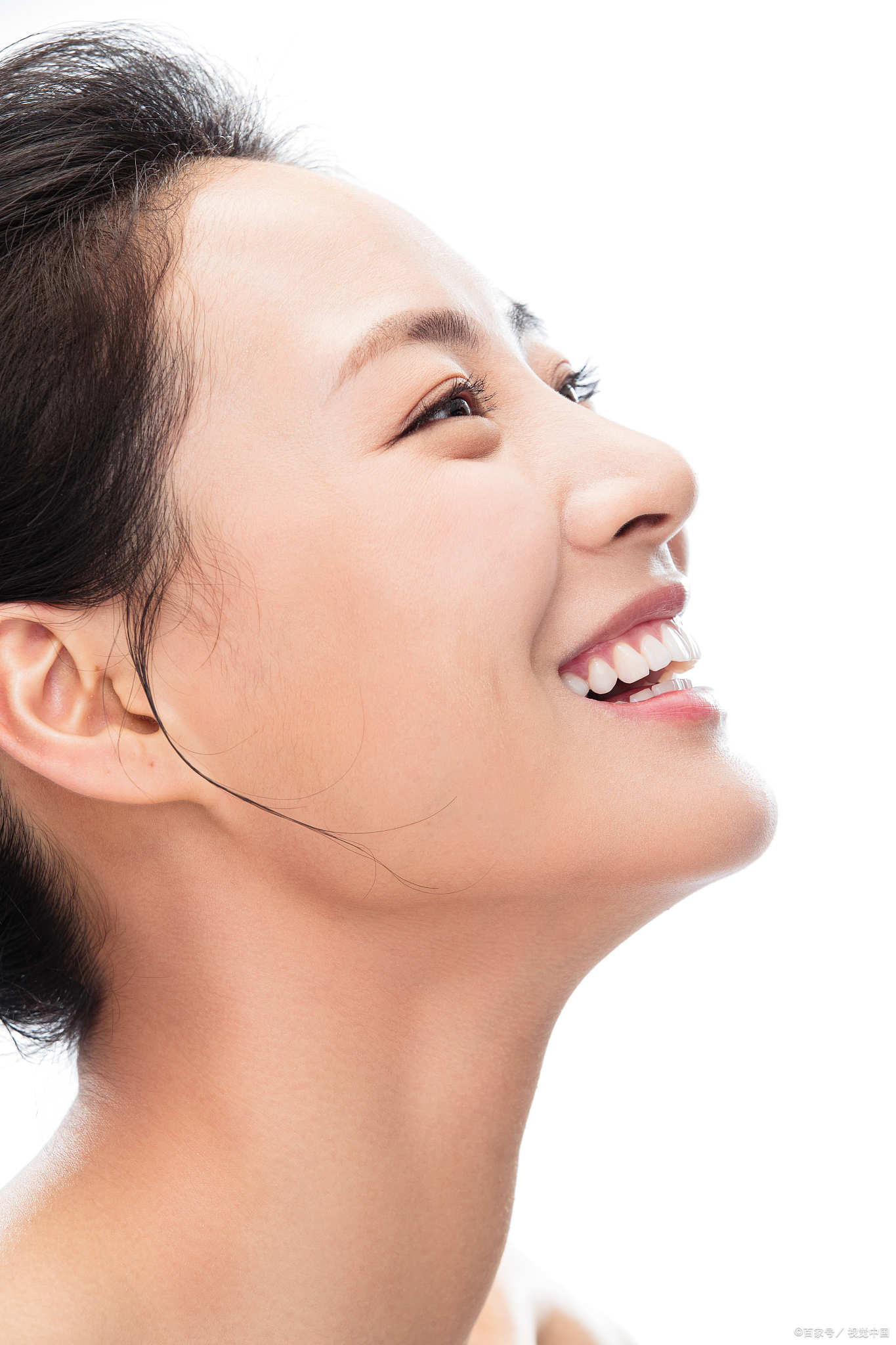 完美侧脸,标准的下颌角图片