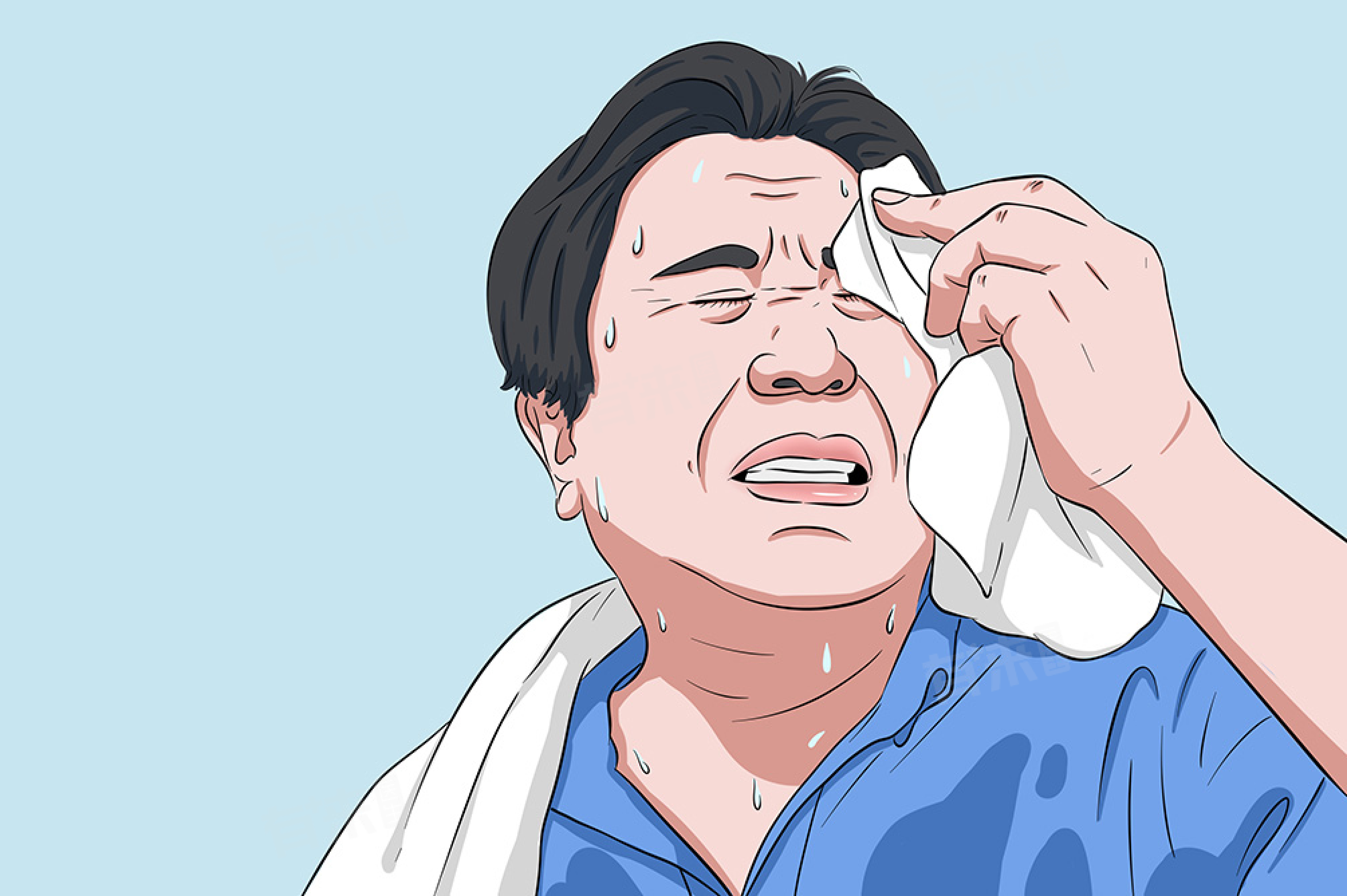 男性一动就大汗淋漓是什么原因