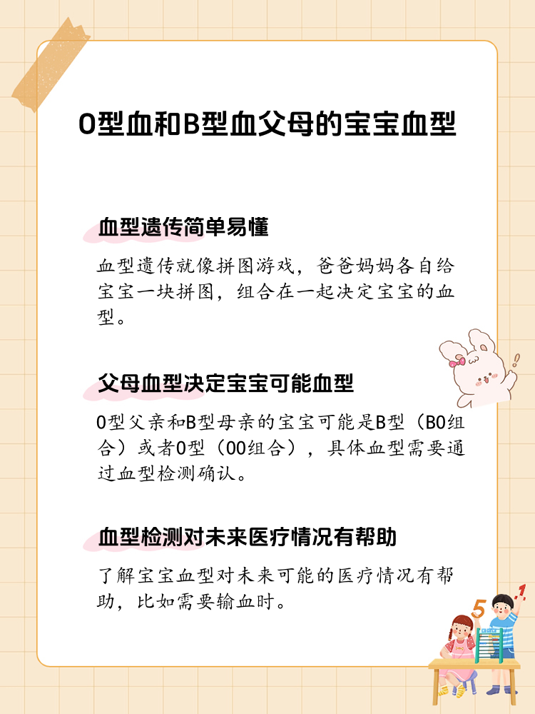 o型血和b型血父母的宝宝血型揭秘!