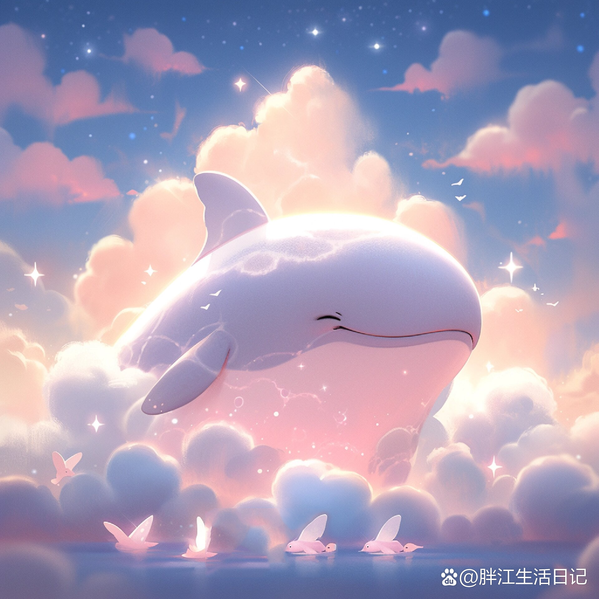  p>【右滑进化】仙梦幻鲸 br>颜色:仙梦幻鲸是一只绝美的粉色鲸鱼神兽