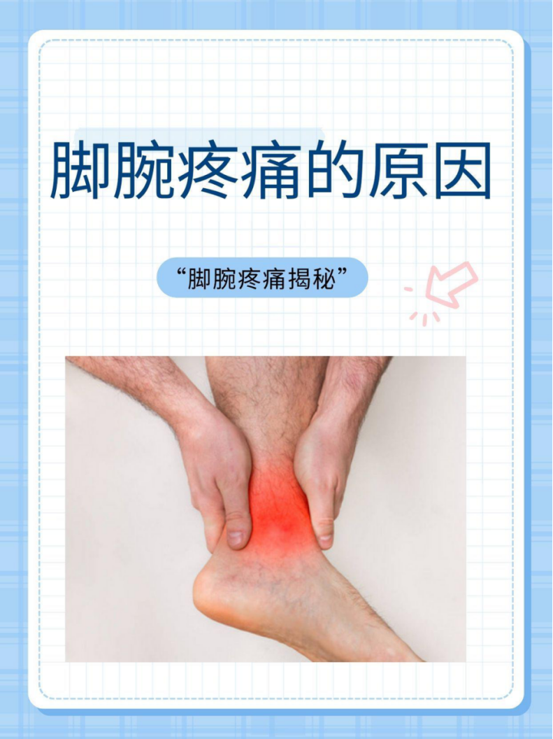 脚腕疼痛揭秘:这些原因可能是你忽视的"元凶"