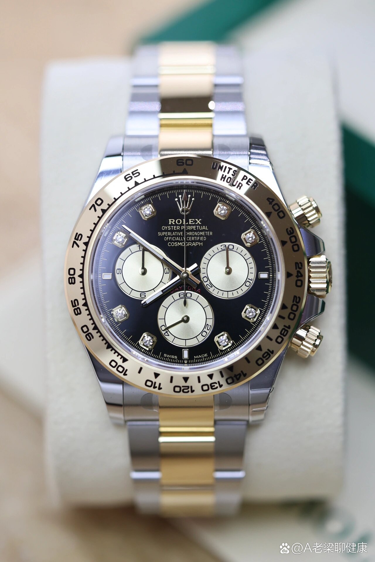 新款间金迪通拿126503黑钻