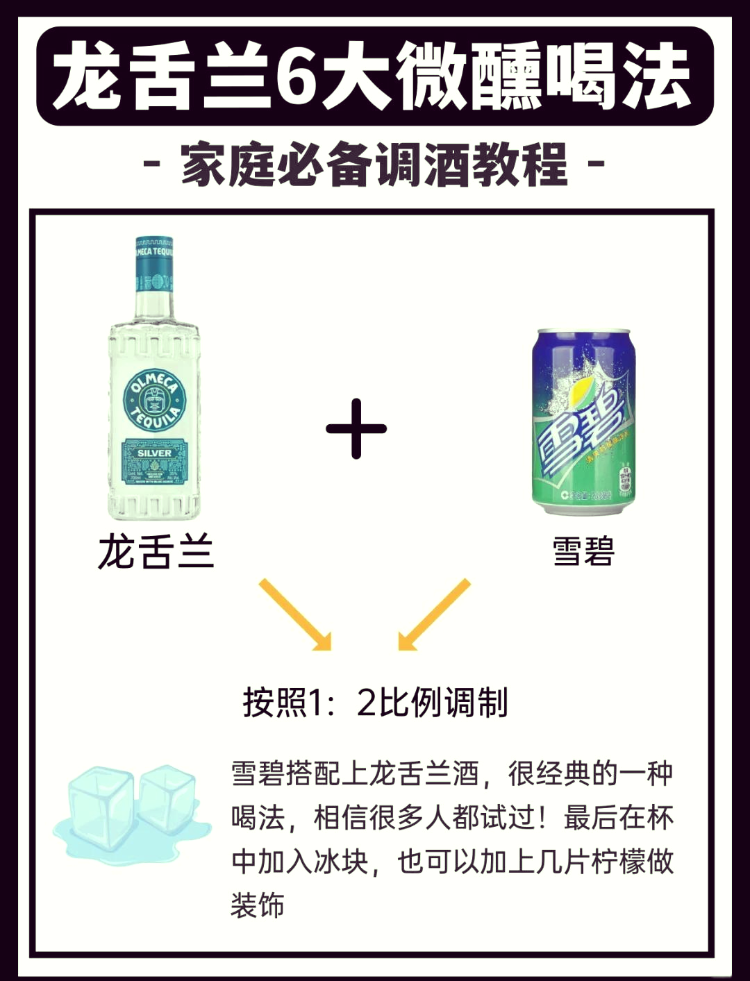 🍹龙舌兰酒的六大特色喝法🍹