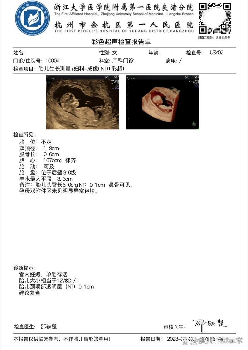 孕12周
