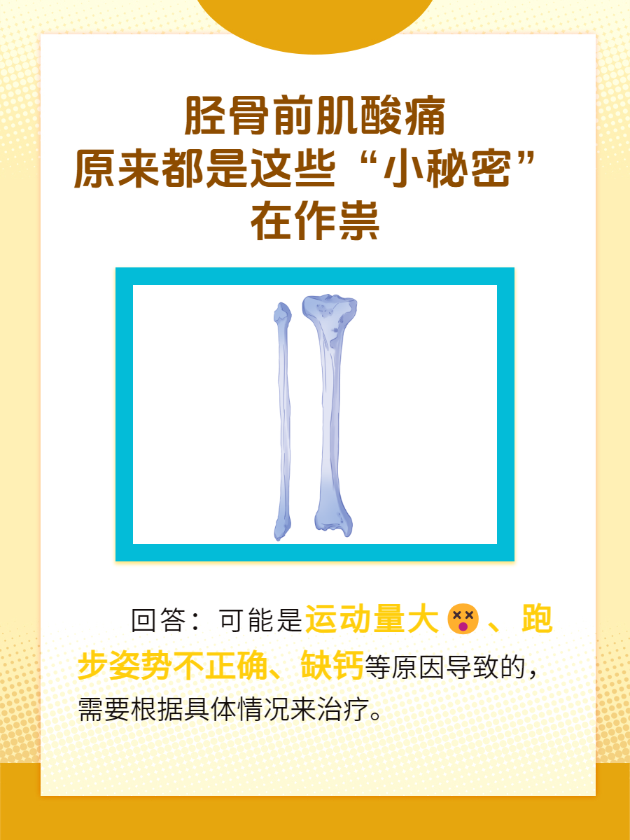 胫骨前肌酸痛,原来都是这些"小秘密"在作祟!
