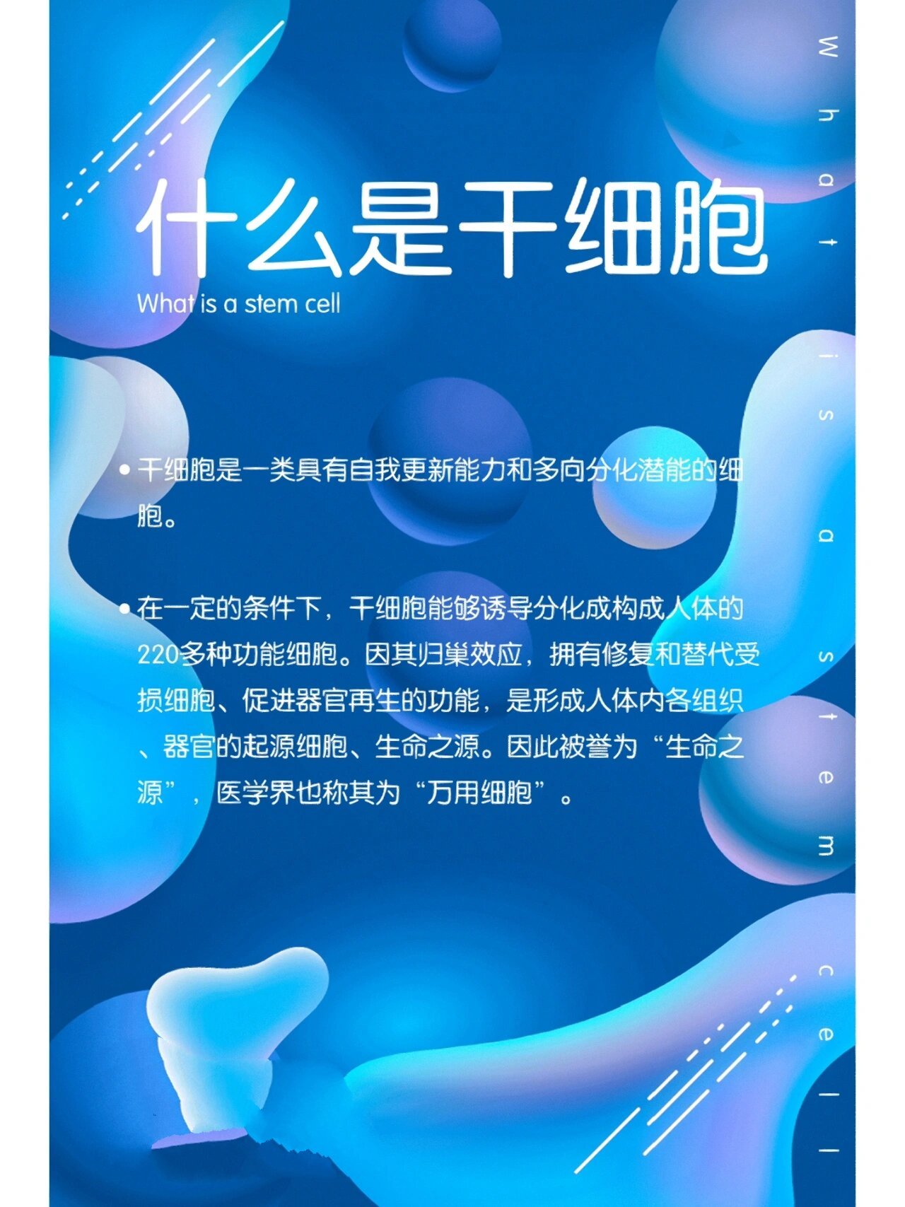 干细胞回输海报图片