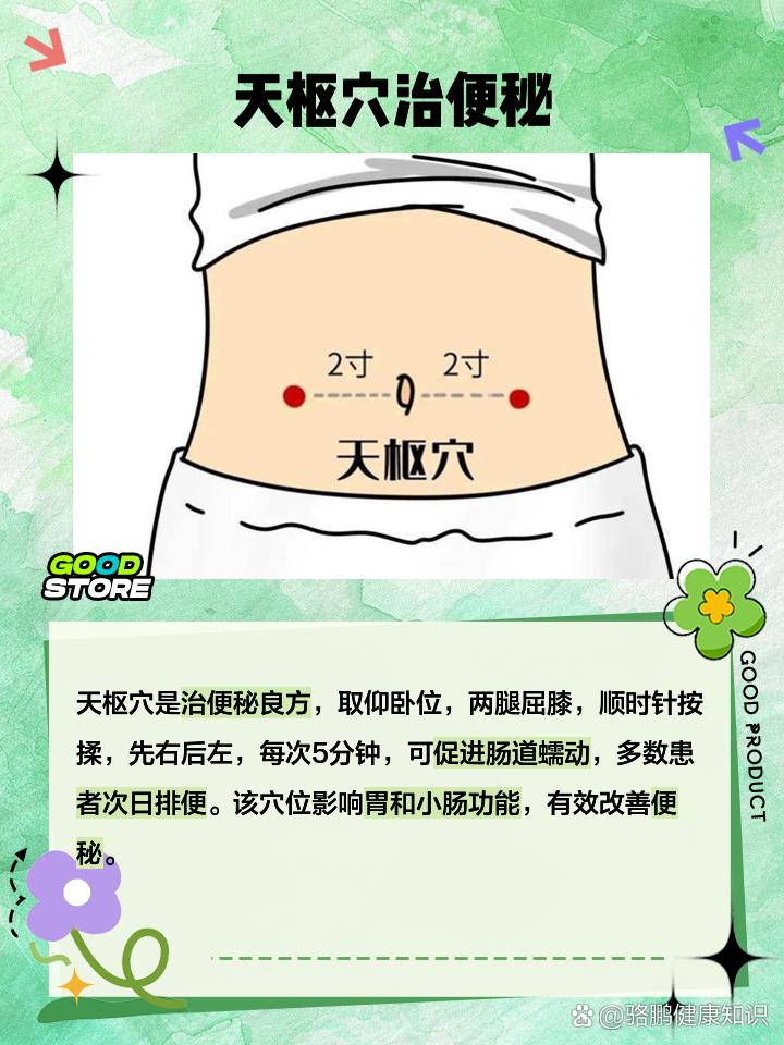 天枢的准确位置图作用功效