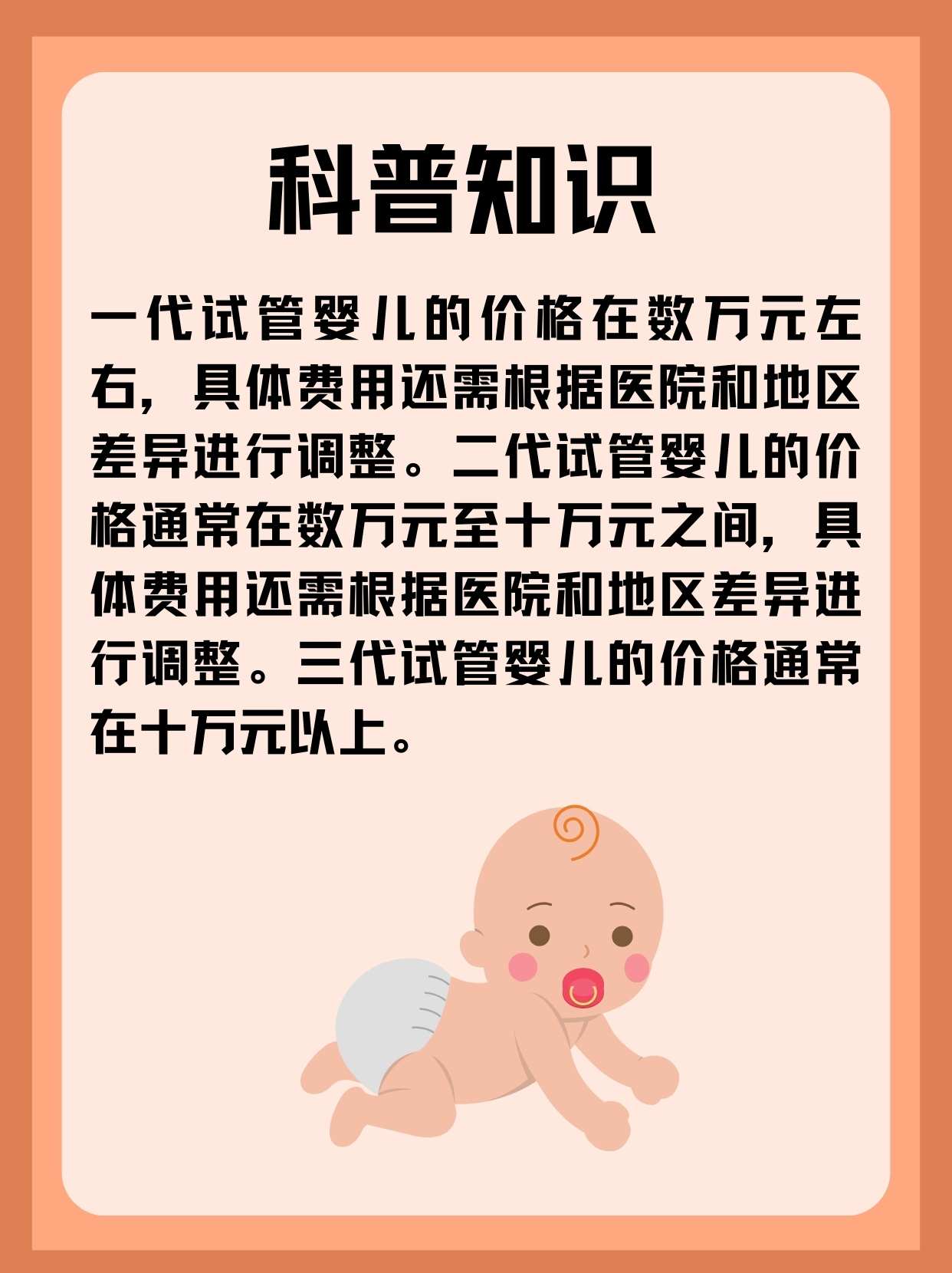 一代和二代试管的价格