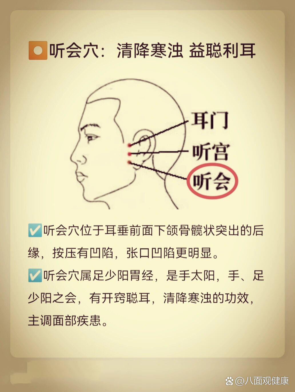 听会的准确按摩方法图片