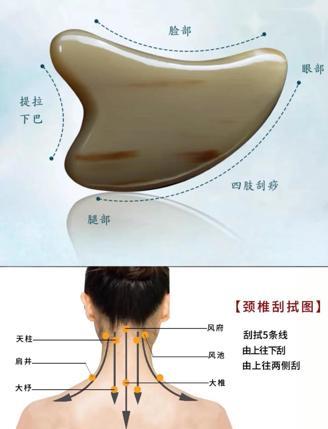 上班族必学：4步刮痧缓解肩颈疼痛