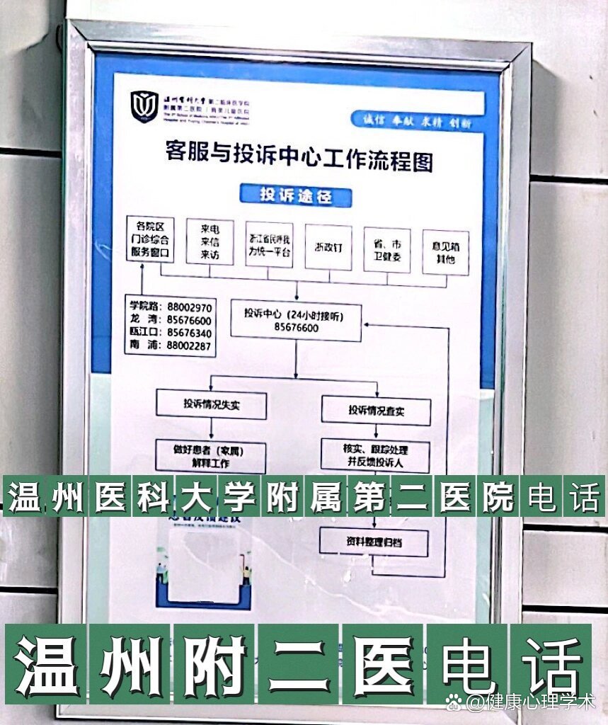 温州医科大学附属第二医院温州附二医电话