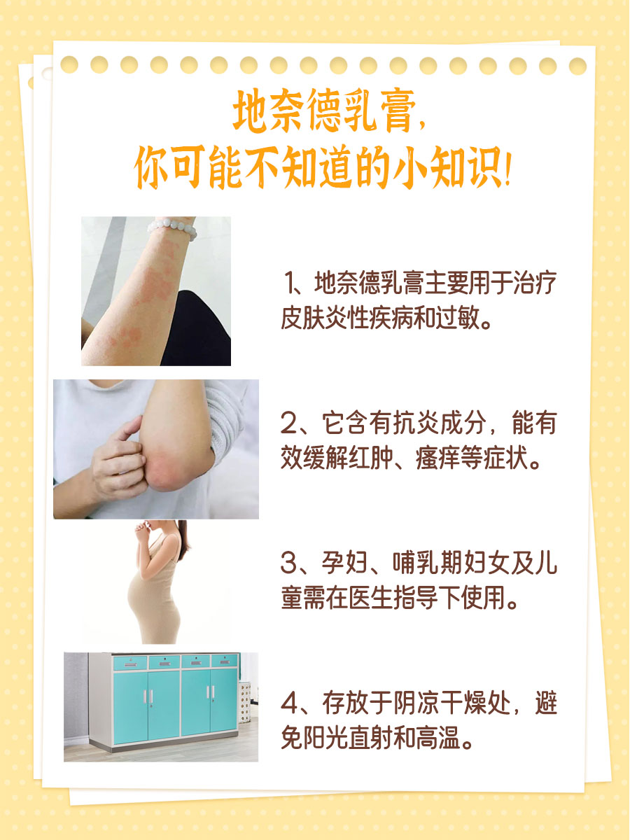 地奈德乳膏使用指南,安全用药从细节开始!