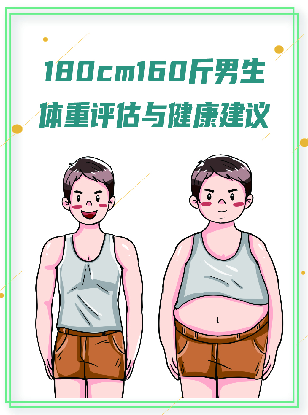 180cm标准体重多少图片