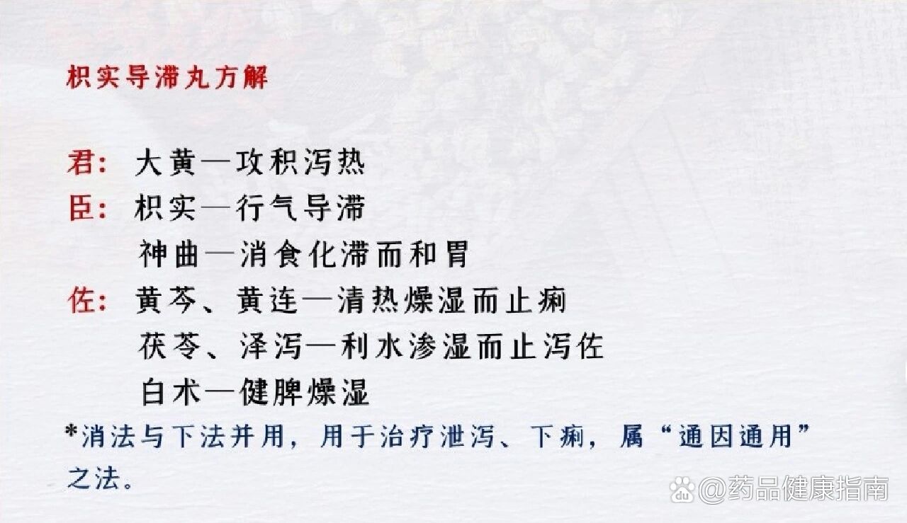枳实导滞丸