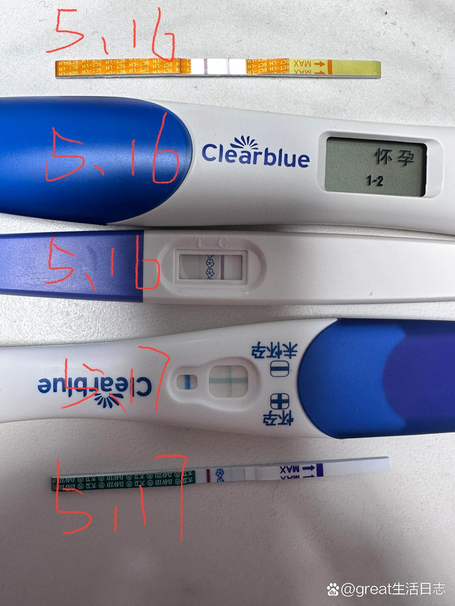 验孕棒花朵图案图片