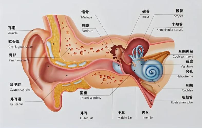 👂耳的基本结构和听觉过程🔊