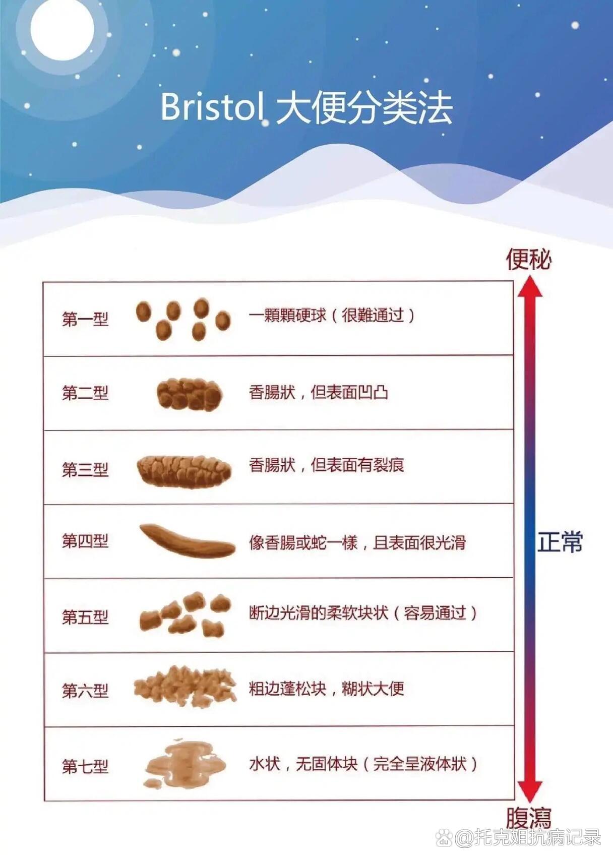 布里斯托大便分类法,请勿在吃饭时阅读