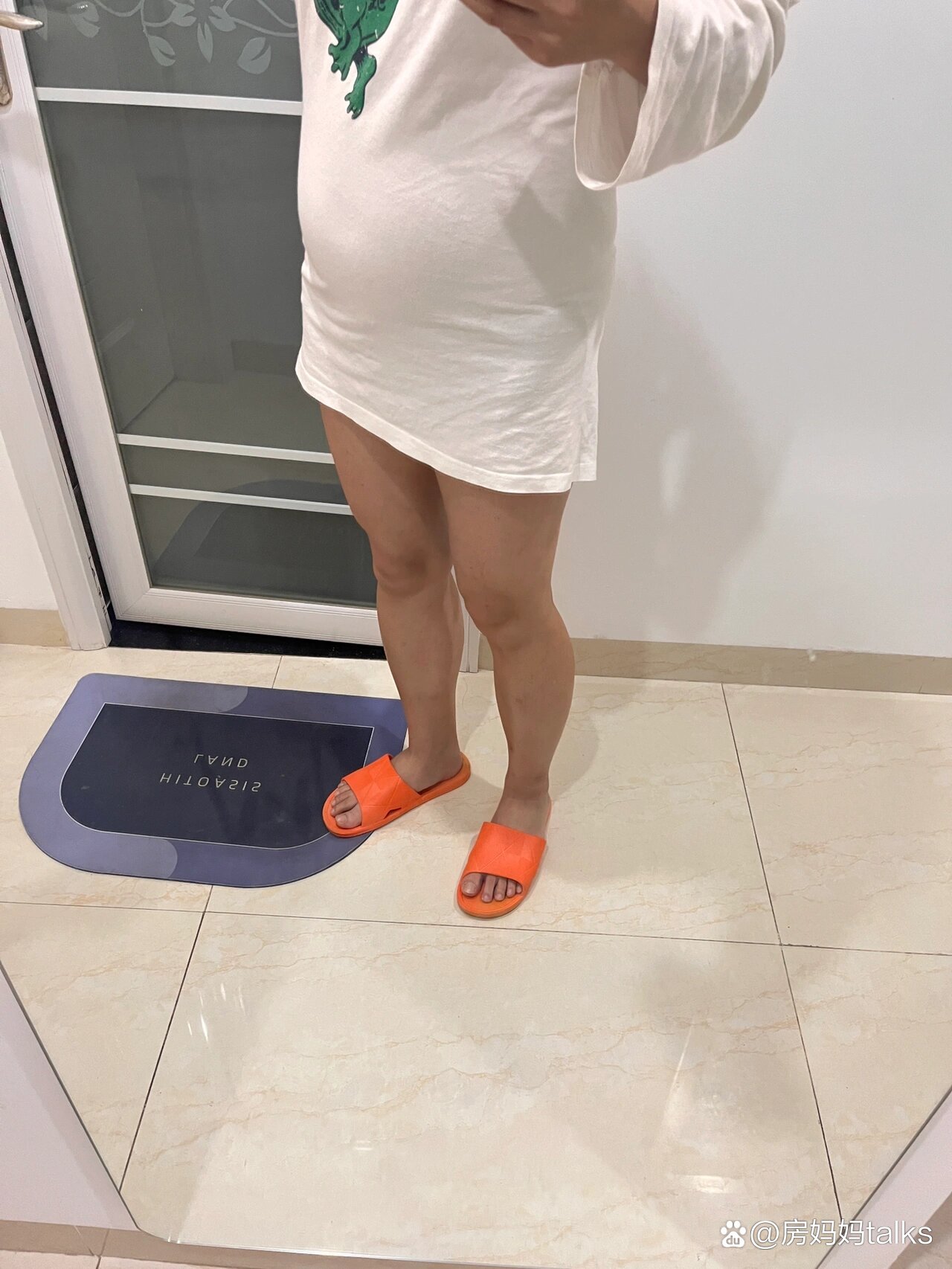 取卵后的第五天,腹水了(看似怀孕6个月)