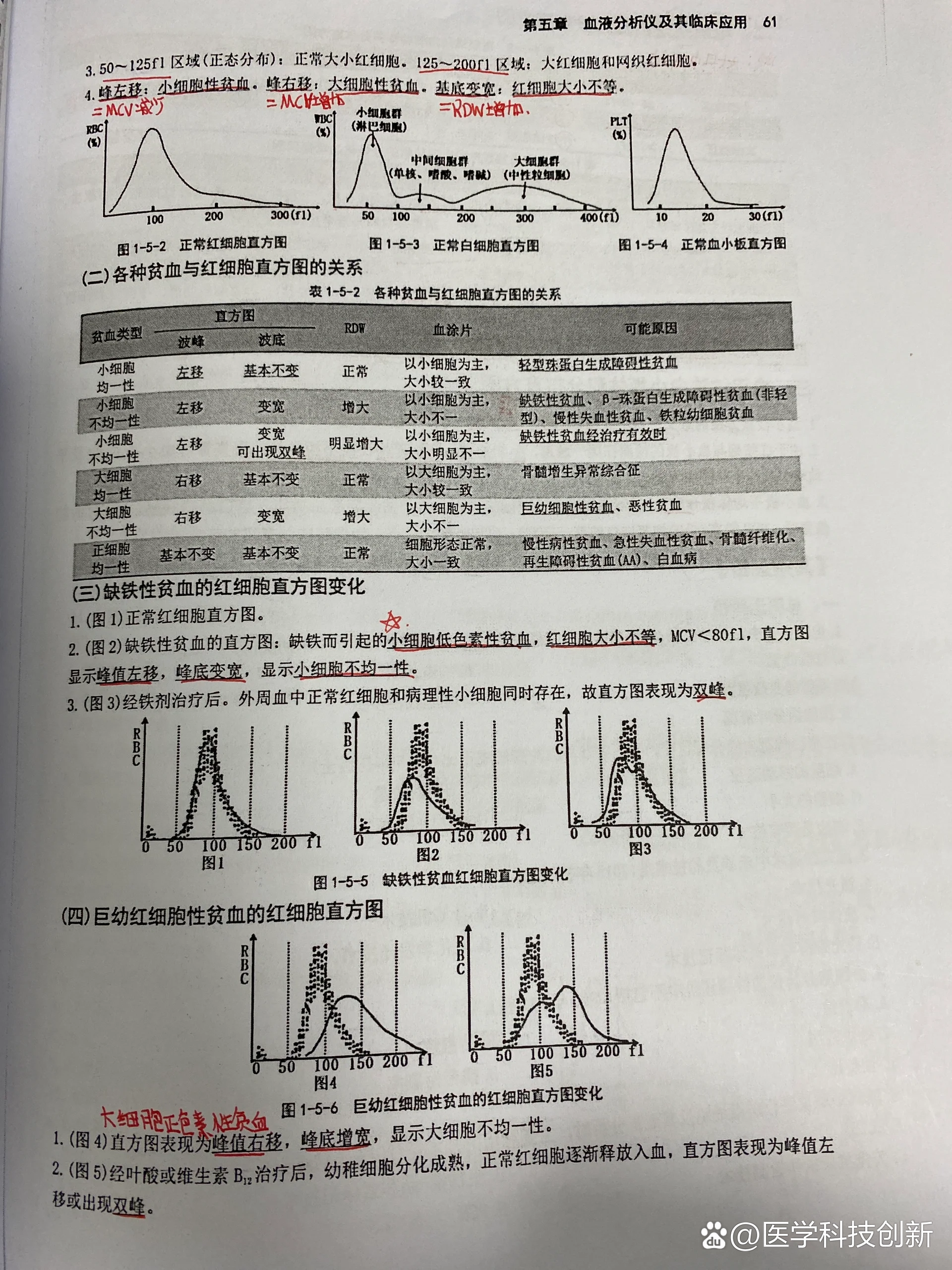 血常规直方图与散点图图片