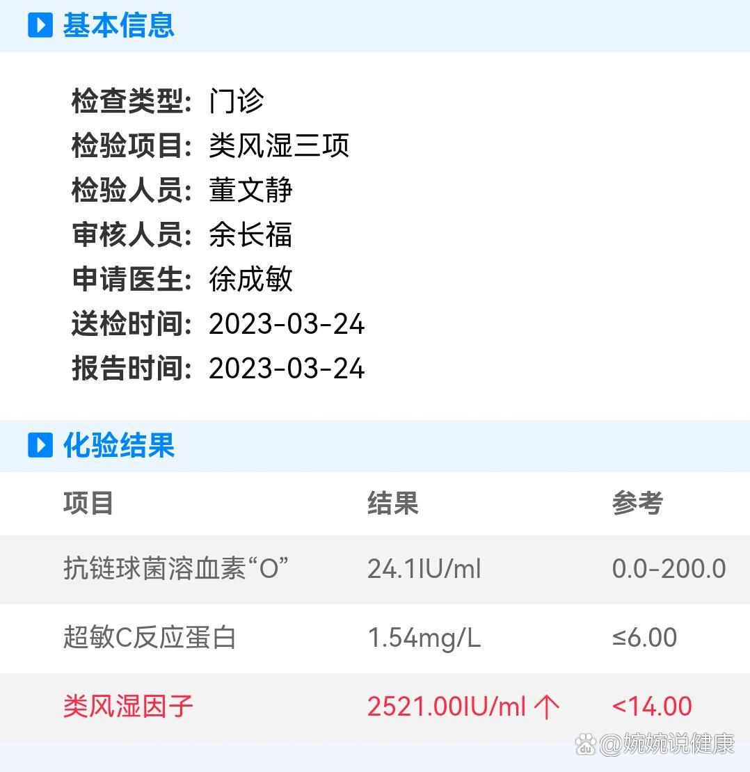 别的检查如下,都是阴性的,去医院看了风湿免疫科医生什么药都没开,还