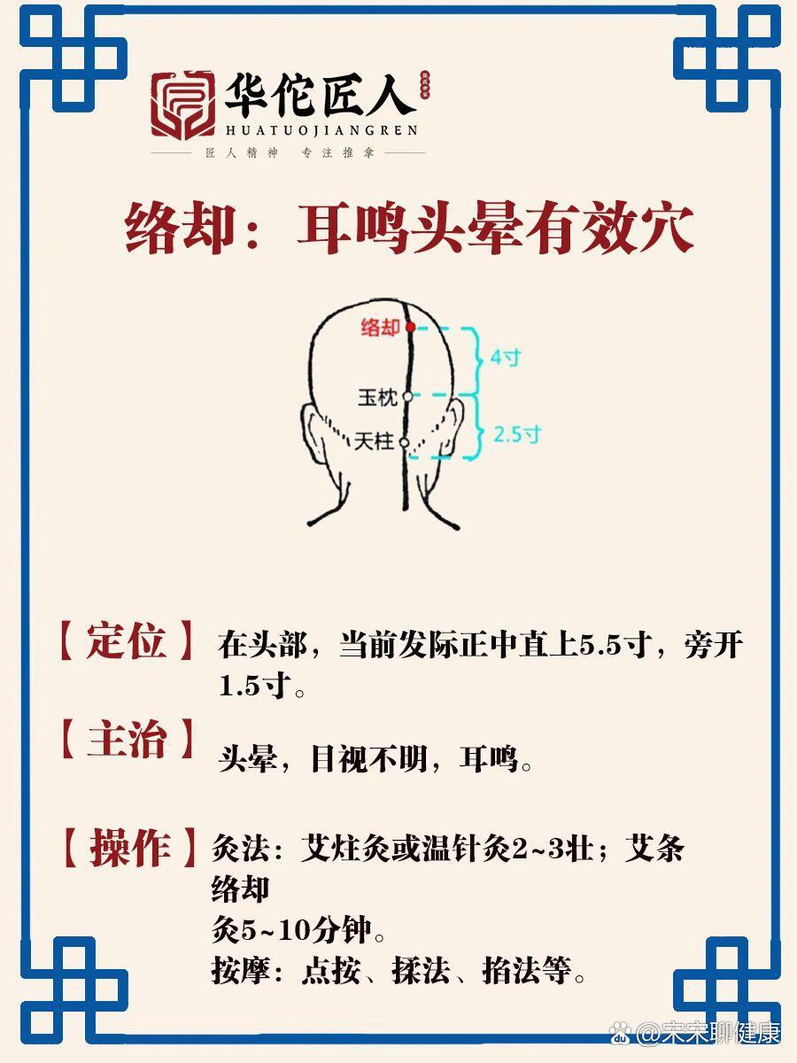 络却 耳鸣头晕有效穴